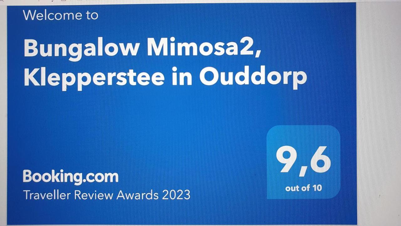 Bungalow Mimosa2, Klepperstee In Ouddorp Esterno foto
